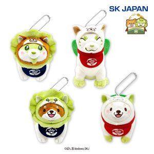 おやさい妖精さん×忠犬もちしば ぬいぐるみマスコット