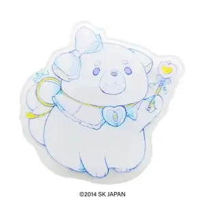 忠犬もちしば クリエイターコラボ　アクリルバッジ/ペパーミント（うめ）