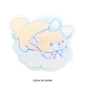 忠犬もちしば クリエイターコラボ　アクリルバッジ/ペパーミント（きなこ）