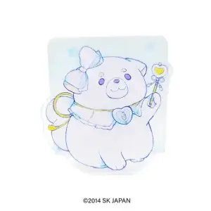 忠犬もちしば クリエイターコラボ　アクリルクリップスタンド/ペパーミント（うめ）