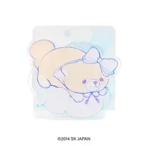 忠犬もちしば クリエイターコラボ　アクリルクリップスタンド/ペパーミント（きなこ）