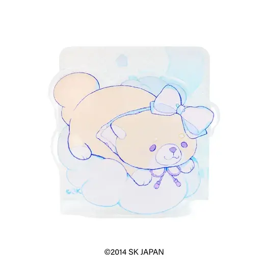 忠犬もちしば クリエイターコラボ　アクリルクリップスタンド/ペパーミント（きなこ）