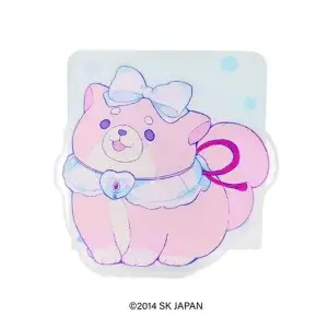 忠犬もちしば クリエイターコラボ　アクリルクリップスタンド/ペパーミント（さくら）