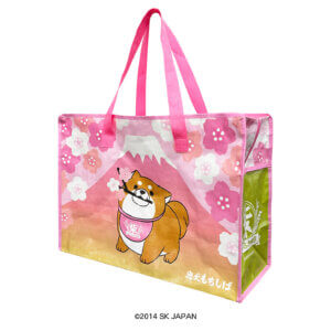 忠犬もちしば お土産バッグ（桜）【ドン・キホーテ系列店舗限定】
