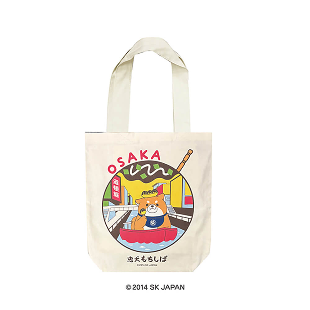 忠犬もちしば トートバッグ ご当地シリーズ（大阪）