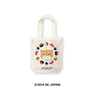 忠犬もちしば トートバッグ5(おかかお寿司)【ドン・キホーテ系列店舗限定】