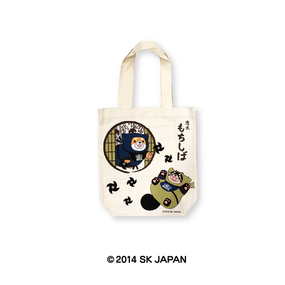 忠犬もちしば トートバッグ5（忍者おかか＆ごま）【ドン・キホーテ系列店舗限定】